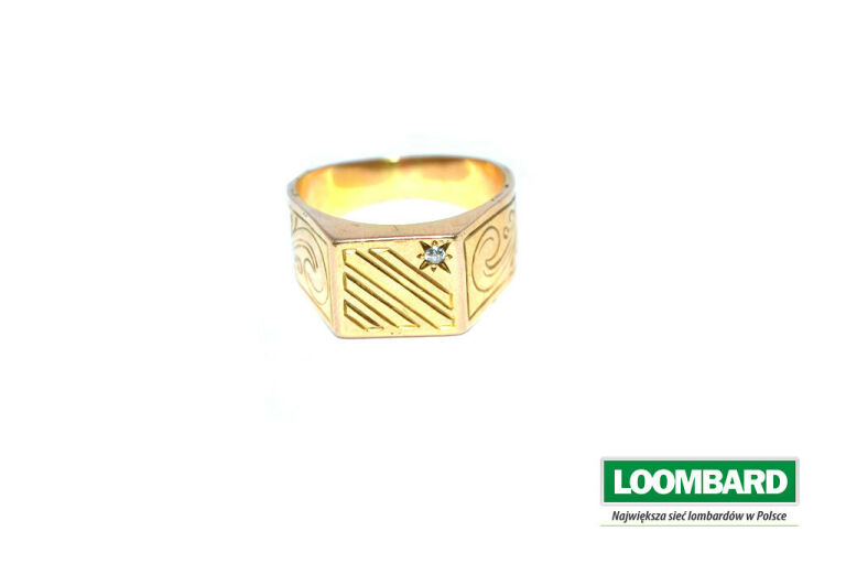 ZŁOTY SYGNET MĘSKI 585 12,46 GRAM ROZ.29 OKAZJA