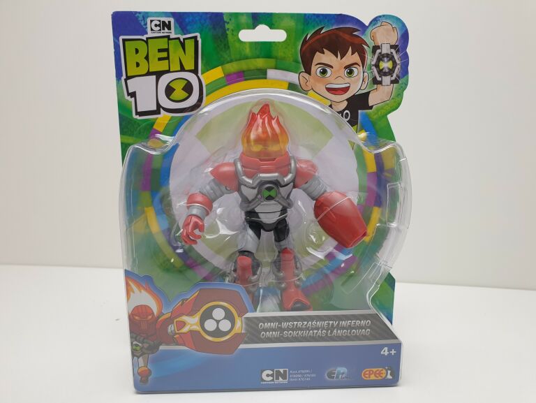 BEN 10 FIGURKA 13CM OMNI-WSTRZĄŚNIĘTY INFERNO