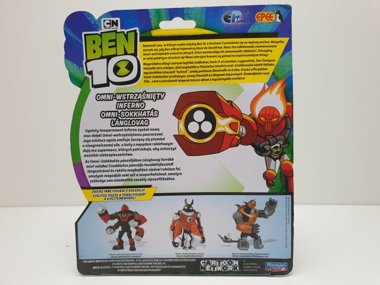 BEN 10 FIGURKA 13CM OMNI-WSTRZĄŚNIĘTY INFERNO