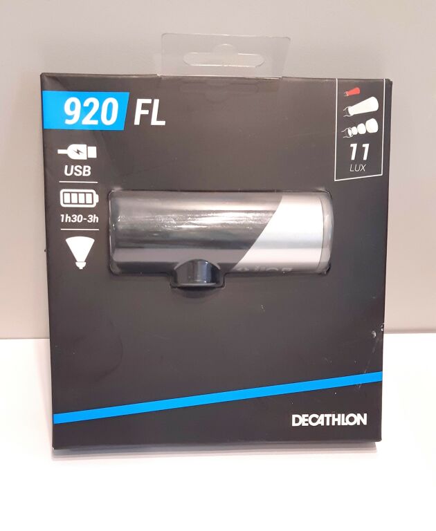 LAMPKA ROWEROWA LED FL 920 PRZEDN/TYLNA USB BTWIN