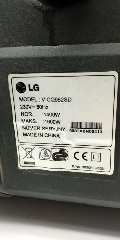 ODKURZACZ LG V-CQ962SD