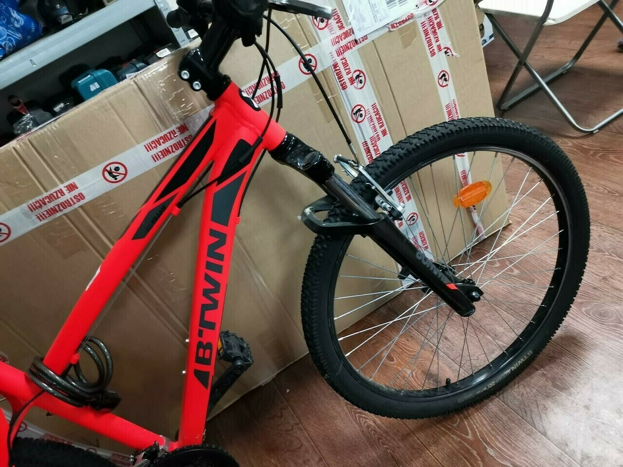 rower-btwin-rockrider-340-pomaranczowy-26-stan-uzywany