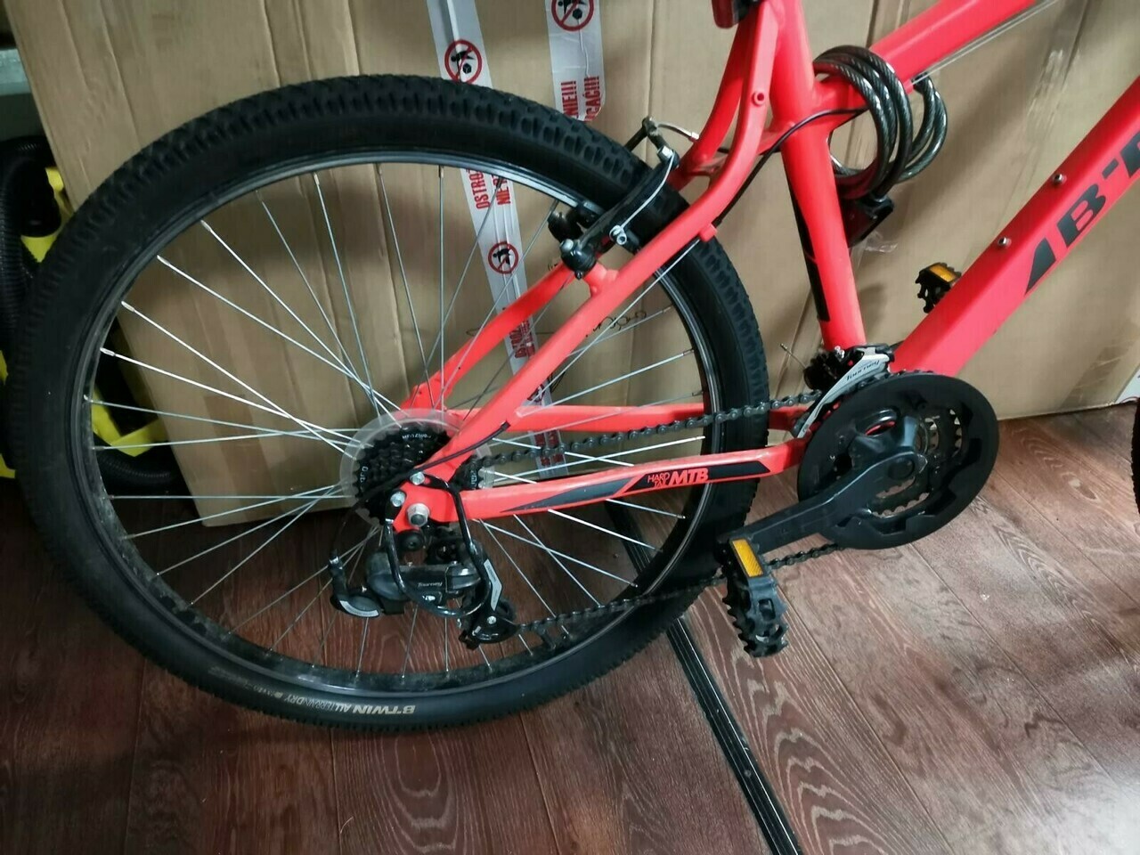 rower-btwin-rockrider-340-pomaranczowy-26-stan-uzywany