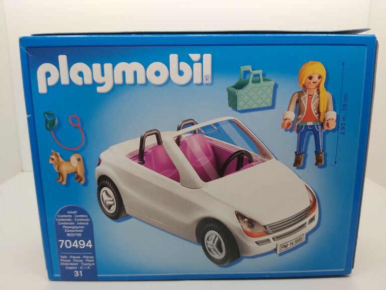 klocki-playmobil-city-life-70494-kabriolet-stan-uzywany