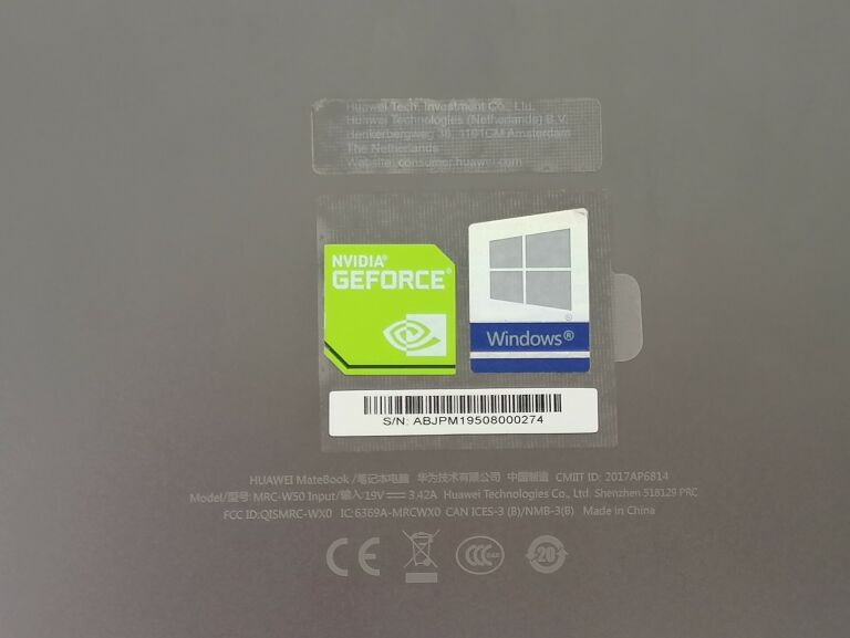 LAPTOP HUAWEI MATEBOOK D MRC-WX0
