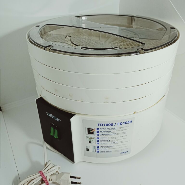 SUSZARKA DO OWOCÓW I WARZYW ZELMER ZFD1050 W/PUDE