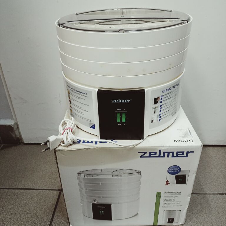 SUSZARKA DO OWOCÓW I WARZYW ZELMER ZFD1050 W/PUDE