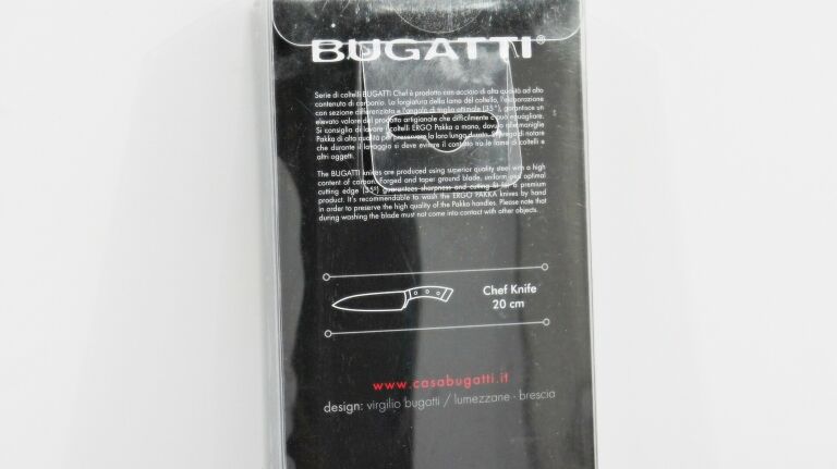 NÓŻ SANTOKU BUGATTI ERGO PAKKA