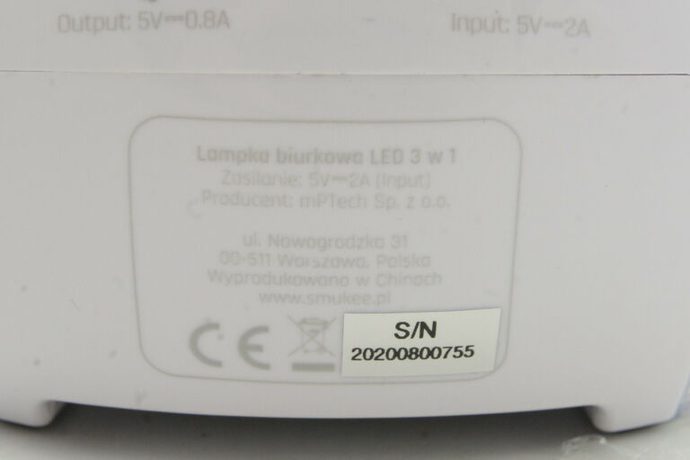 SMUKEE LAMPKA BIURKOWA 3 W 1 JAK NOWA