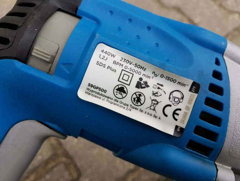 MŁOTOWIERTARKA GRAPHITE PRO 59GP500 DUŻY ZESTAW