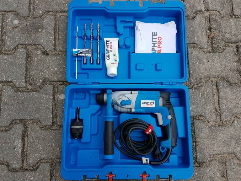 MŁOTOWIERTARKA GRAPHITE PRO 59GP500 DUŻY ZESTAW
