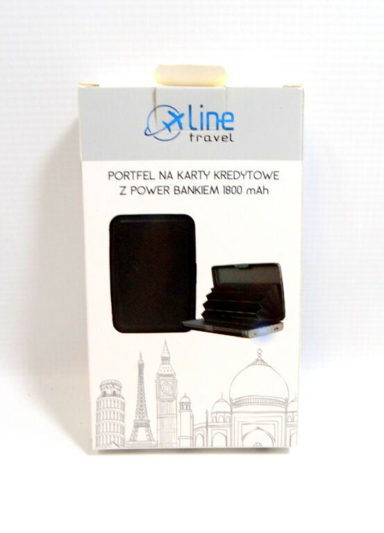 LINE TRAVEL PORTFEL NA KARTY Z POWERBANKIEM