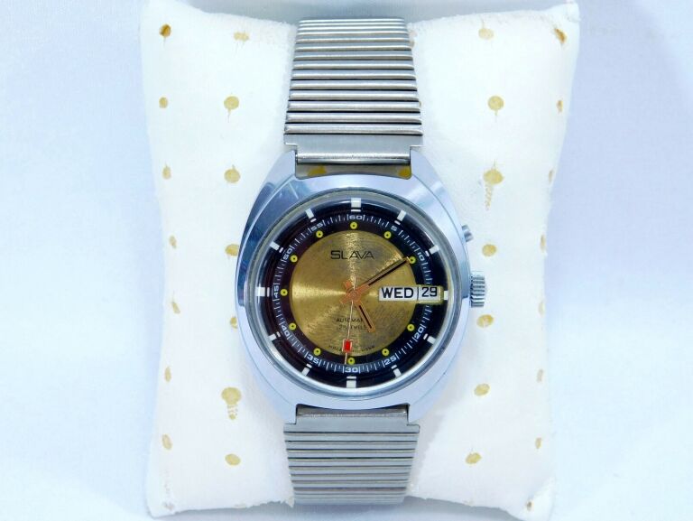 ZEGAREK SLAVA AUTOMATYCZNY 27 JEWELS MADE IN USSR