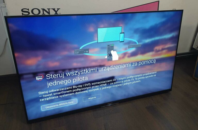 TELEWIZOR SONY KDL-50W755C PILOT+ KARTON