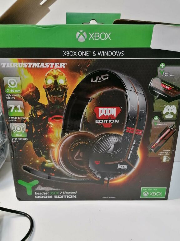SŁUCHAWKI THRUSTMASTER 350X DOOM EDITION