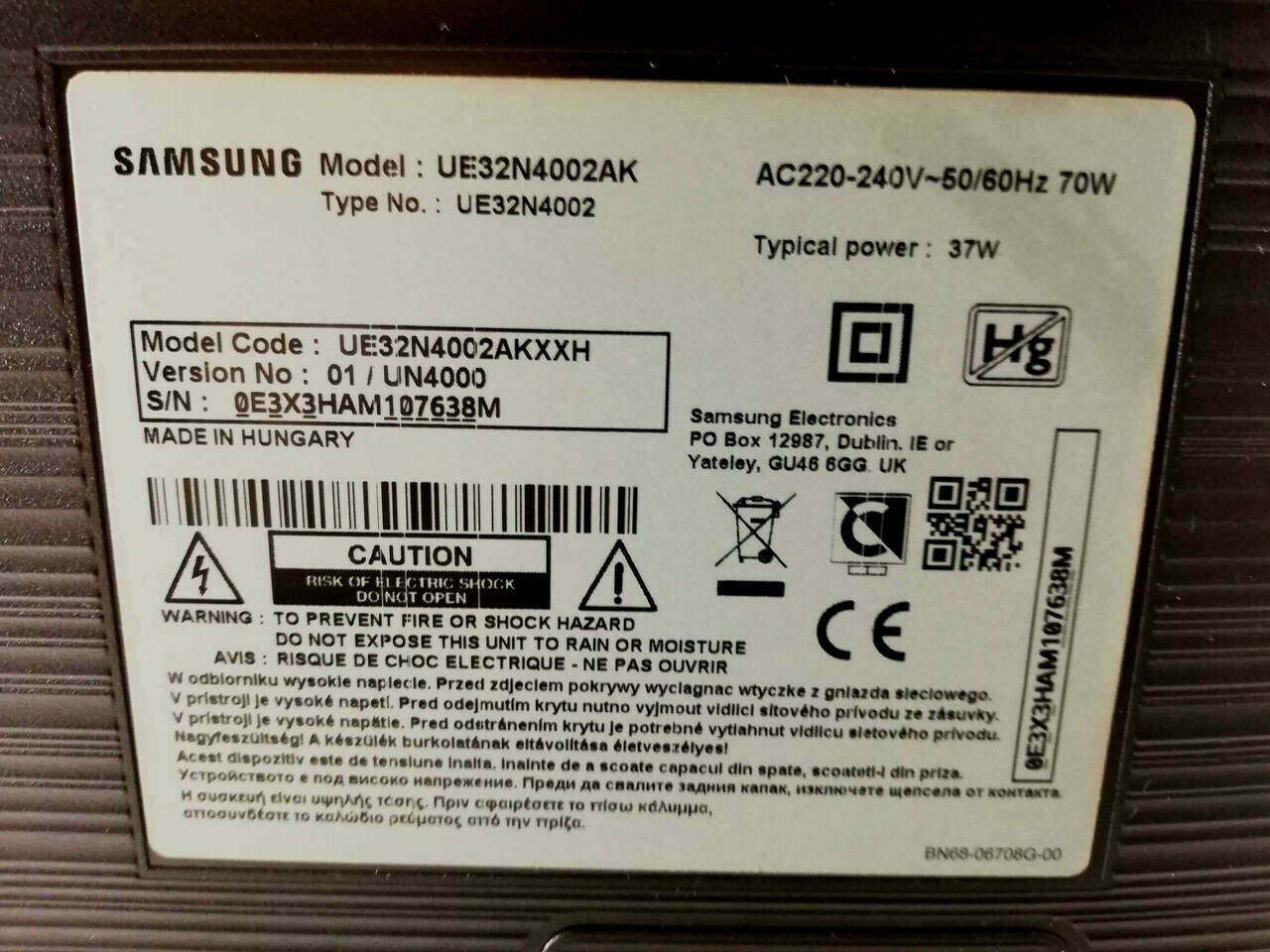 telewizor-led-samsung-32-ue32n4002ak-pilot-marka-samsung