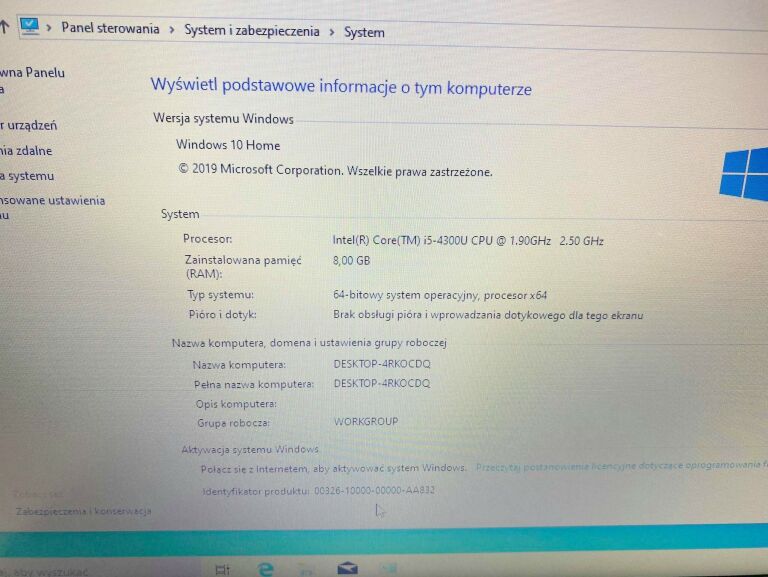 DELL LATITUDE E7240 I5-4300U / 8GB / 120GB / WIN1