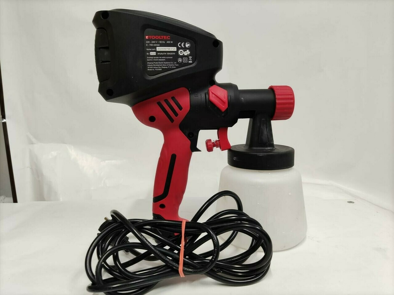 tooltec-pistolet-natryskowy-400w-stan-uzywany