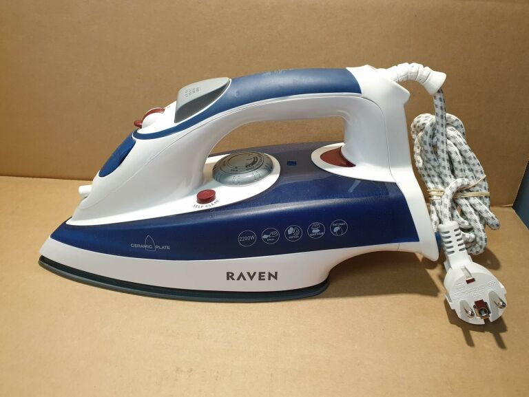 ŻELAZKO PAROWE RAVEN EZ002N 2200W KOMPLET