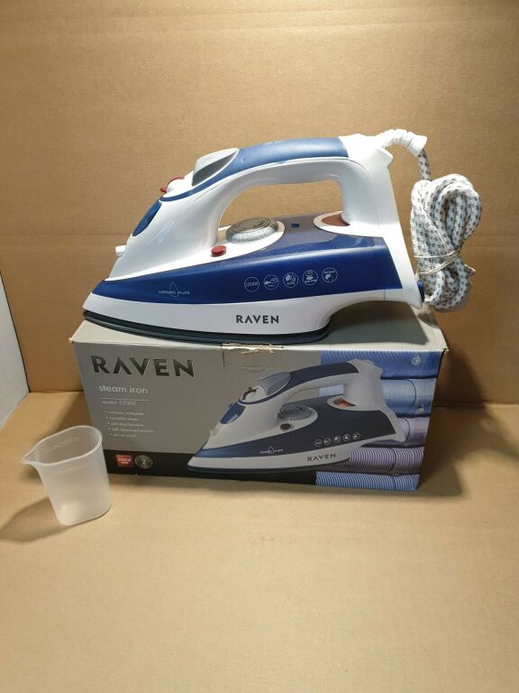 ŻELAZKO PAROWE RAVEN EZ002N 2200W KOMPLET