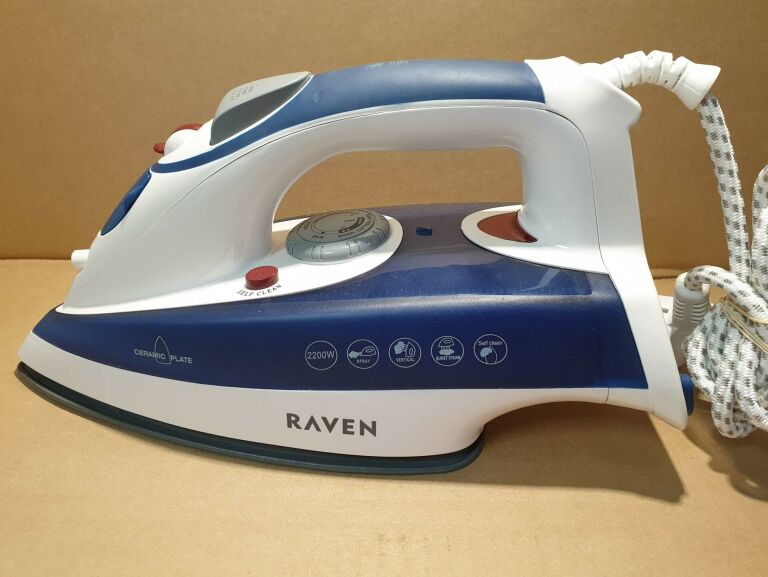 ŻELAZKO PAROWE RAVEN EZ002N 2200W KOMPLET