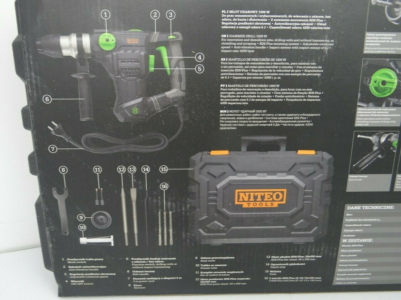 mlot-udarowy-niteo-tools-drh0450-20-komplet-product-id