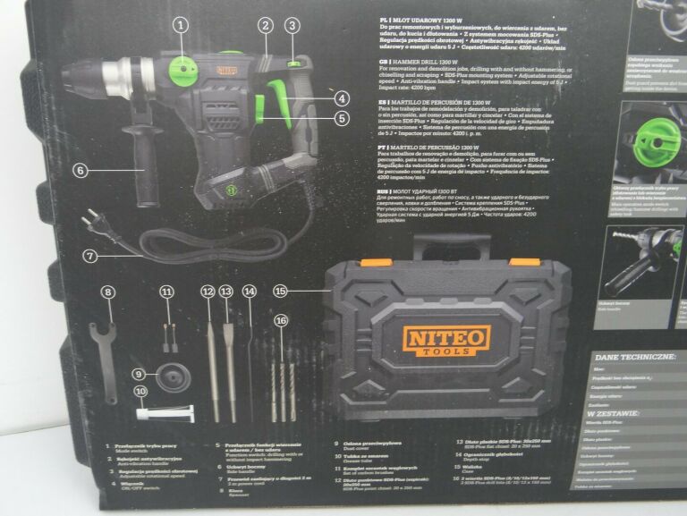 mlot-udarowy-niteo-tools-drh0450-20-komplet-product-id