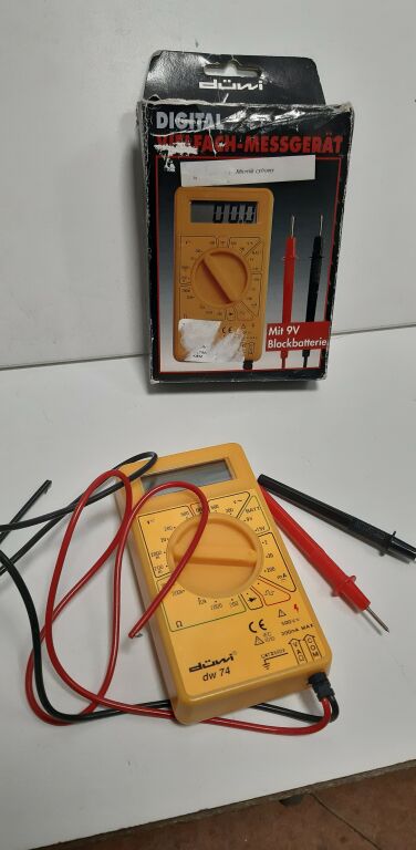 MULTIMETR MIERNIK CYFROWY DUWI 9V