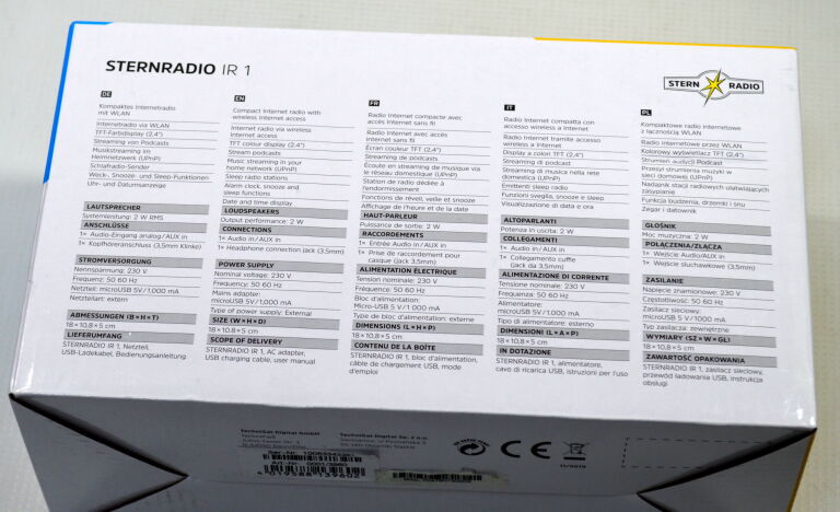 RADIO INTERNETOWE WIFI TECHNISAT STERNRADIO IR1