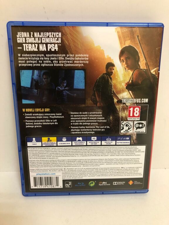 GRA THE LAST OF US REMASTERED PS4