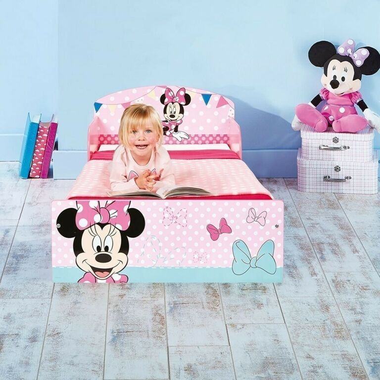 ŁÓŻKO ŁÓŻECZKO DZIECIĘCE MYSZKA MINNIE