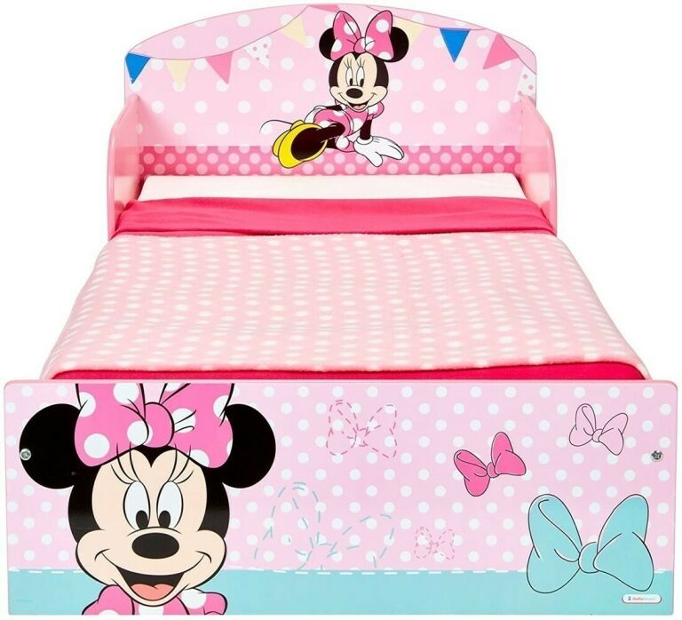 ŁÓŻKO ŁÓŻECZKO DZIECIĘCE MYSZKA MINNIE