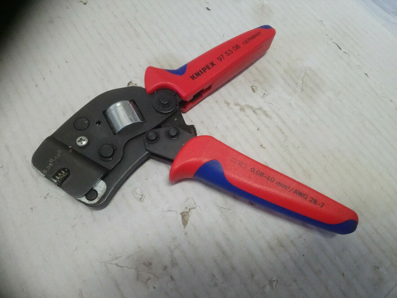 knipex-97-53-08-zaciskarka-praska-do-tulejek-10mm-stan-uzywany