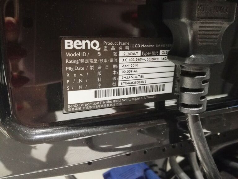 MONITOR BENQ GL2030