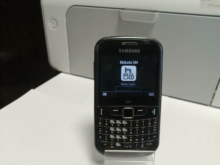 TELEFON SAMSUNG GT-S3350, BLOKADA SIM