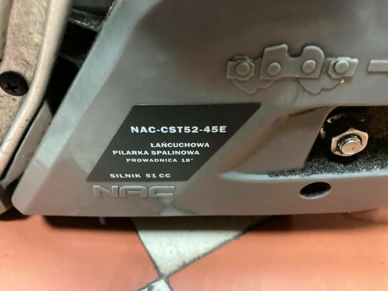 PIŁA SPALINOWA NAC CST 52 45 E CZERWONA