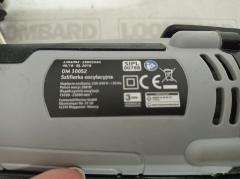 SZLIFIERKA OSCYLACYJNA DURO PRO DM 300S2 W TORBIE