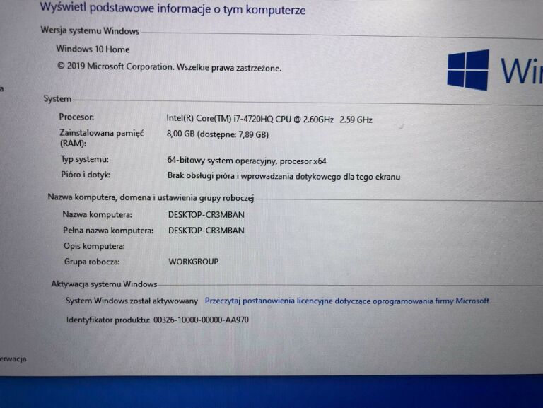 GAMINGOWY ASUS G771J I7-4720/8GB/1TB/GTX 960M