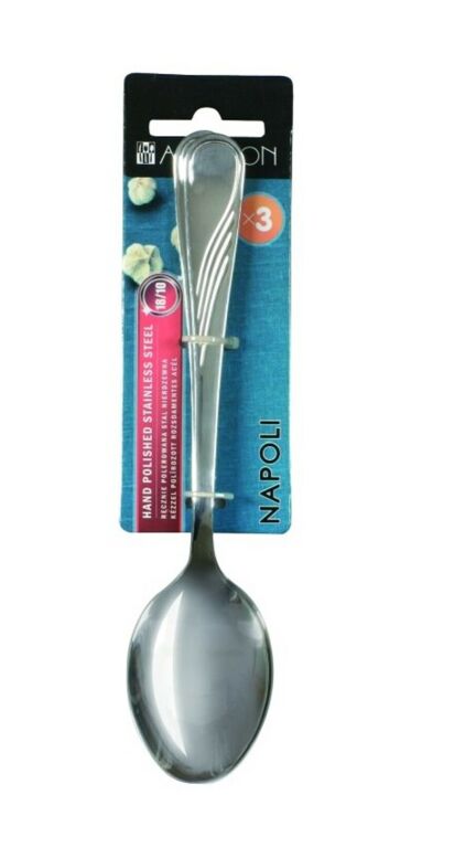 KOMPLET 3 SZT. ŁYŻEK NAPOLI AMBITION 19,6 CM