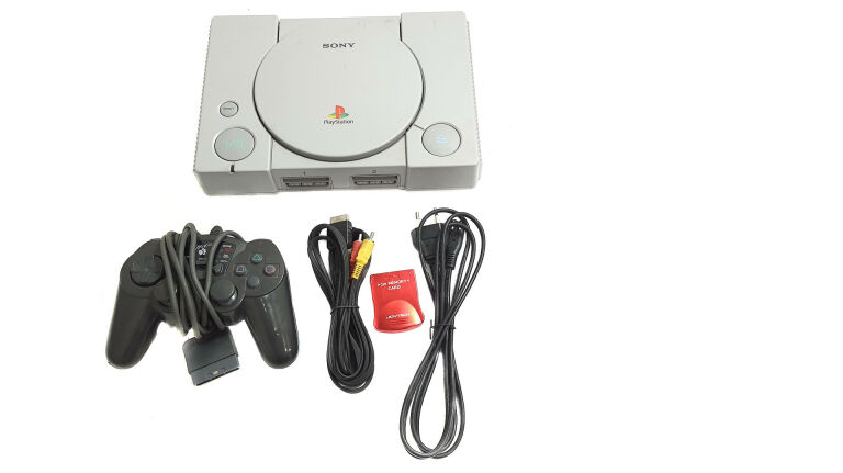 KONSOLA PS 1 SONY SCPH-5502 1 PAD KABLE