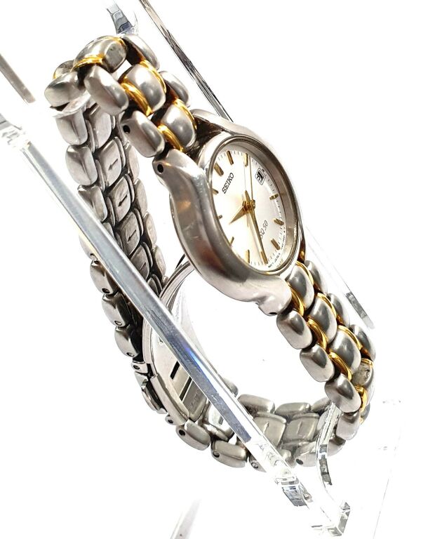 ZEGAREK DAMSKI SEIKO SQ-50 7N82-0303 BRANSOLETA
