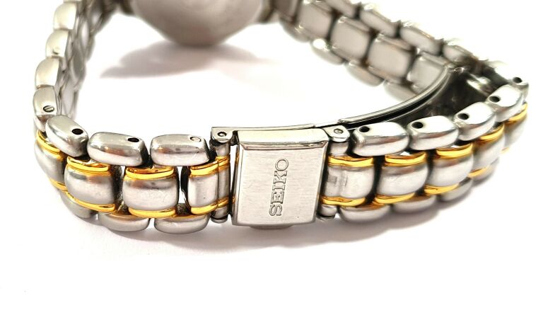ZEGAREK DAMSKI SEIKO SQ-50 7N82-0303 BRANSOLETA