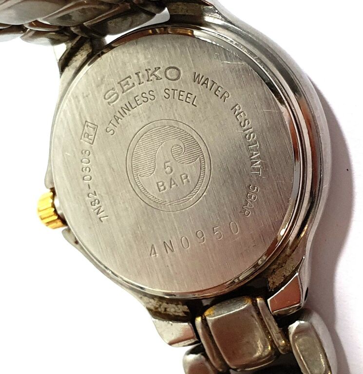 ZEGAREK DAMSKI SEIKO SQ-50 7N82-0303 BRANSOLETA