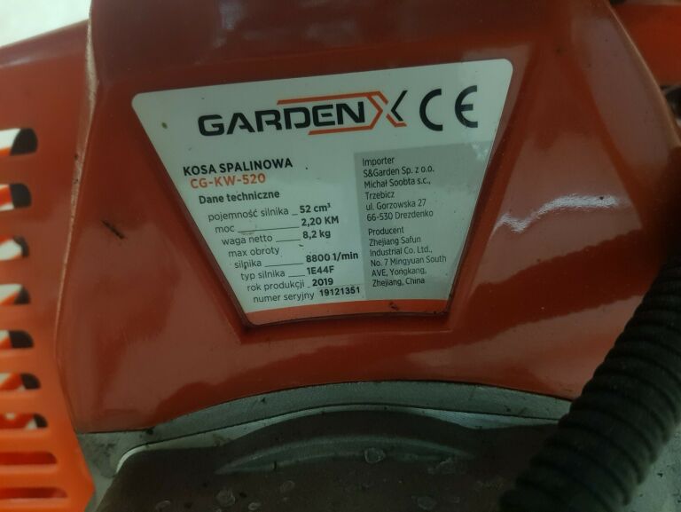 KOSA SPALINOWA GARDEN CG-KW-520