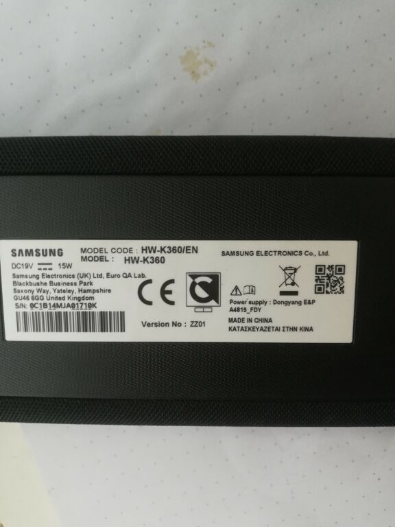 SOUNDBAR SAMSUNG HW-K360