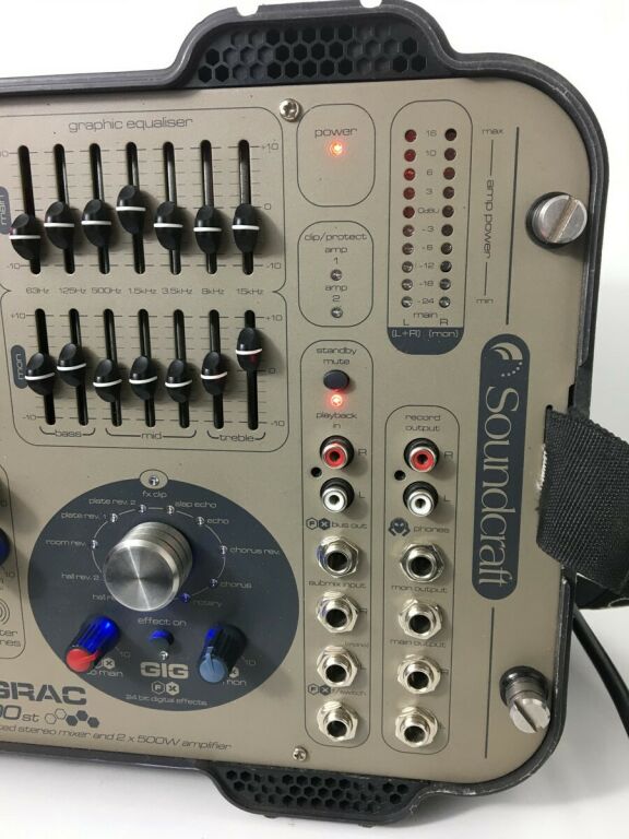 MIKSER/WZMACNIACZ CYF SOUNDCRAFT GIGRAC 1000 ST