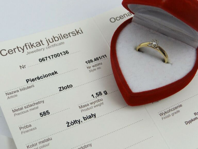 ZŁOTO 585 0,05CT BRYLANT APART 109.461/11