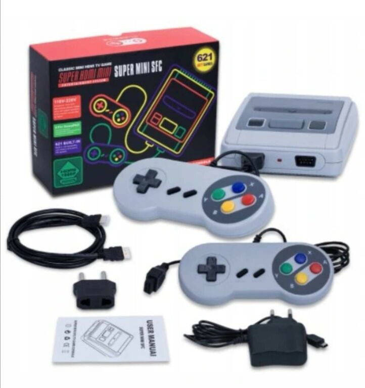 KONSOLA GRA PEGASUS 621 GIER HDMI RETRO TV 8BIT