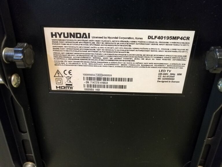 TELEWIZOR HYUNDAI DLF40195MP4CR