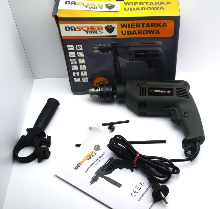 WIERTARKA Z UDAREM DASCHER TOOLS SET119A